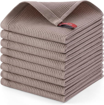 Homaxy 100% Cotton Waffle Weave Dish Cloths