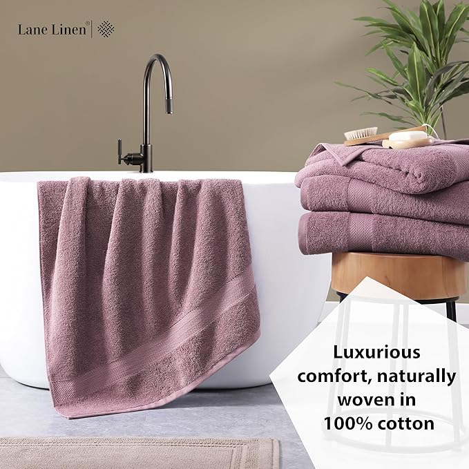 LANE LINEN 100% Ring Spun Cotton Bath Sheets