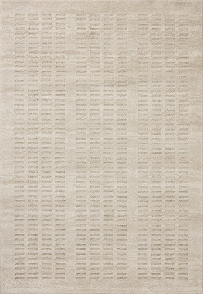 Loloi Amber Lewis Monty Collection MOT-03 Ivory/Beige 5'-3" x 7'-6", .50" Pile Height, Accent Rug