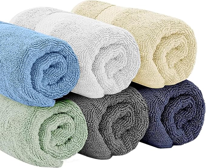 White Classic Luxury Multicolor Hand Towels