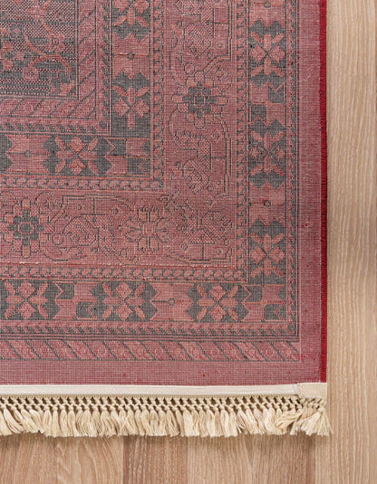 Unique Loom Tekke Collection Area Rug - Sheibani (10' x 14' 1" Rectangle, Red/ Black)