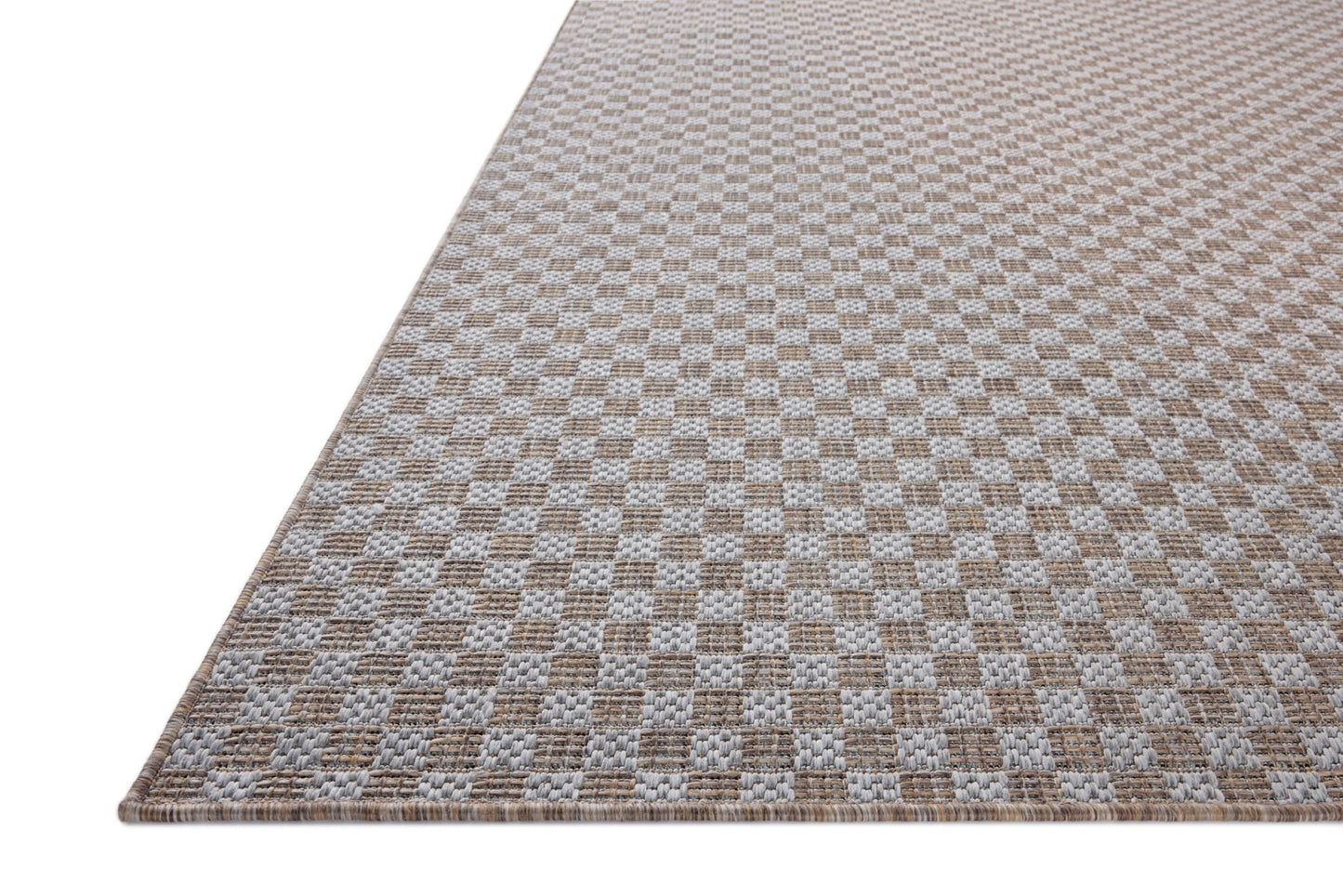 Loloi Amber Lewis Topanga Collection TOP-02 Natural/Silver 6'-7" x 9'-4" Indoor/Outdoor Area Rug