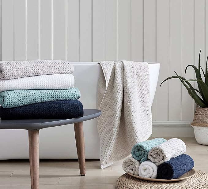 Tommy Bahama - Bath Towels, Highly Absorbent Cotton Bathroom Decor, Low Linting