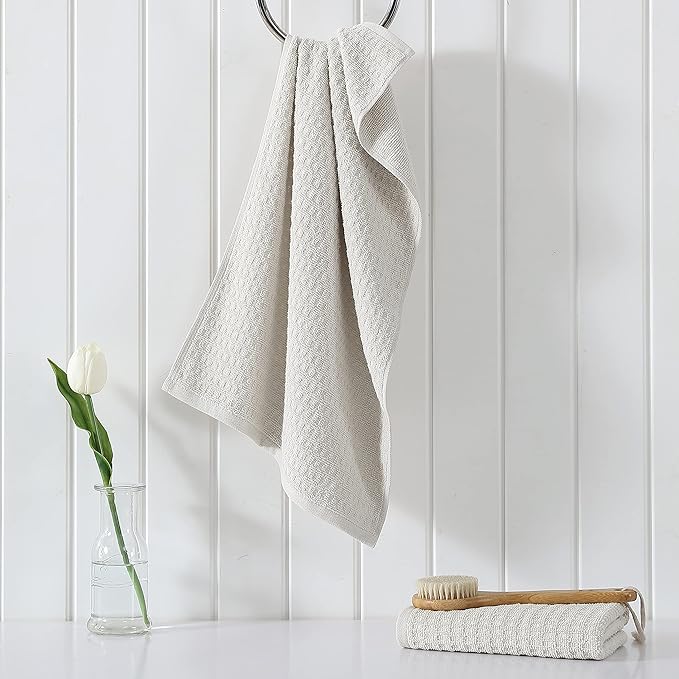 Tommy Bahama- Hand Towel Set, Highly Absorbent Cotton Bathroom Decor, Low
