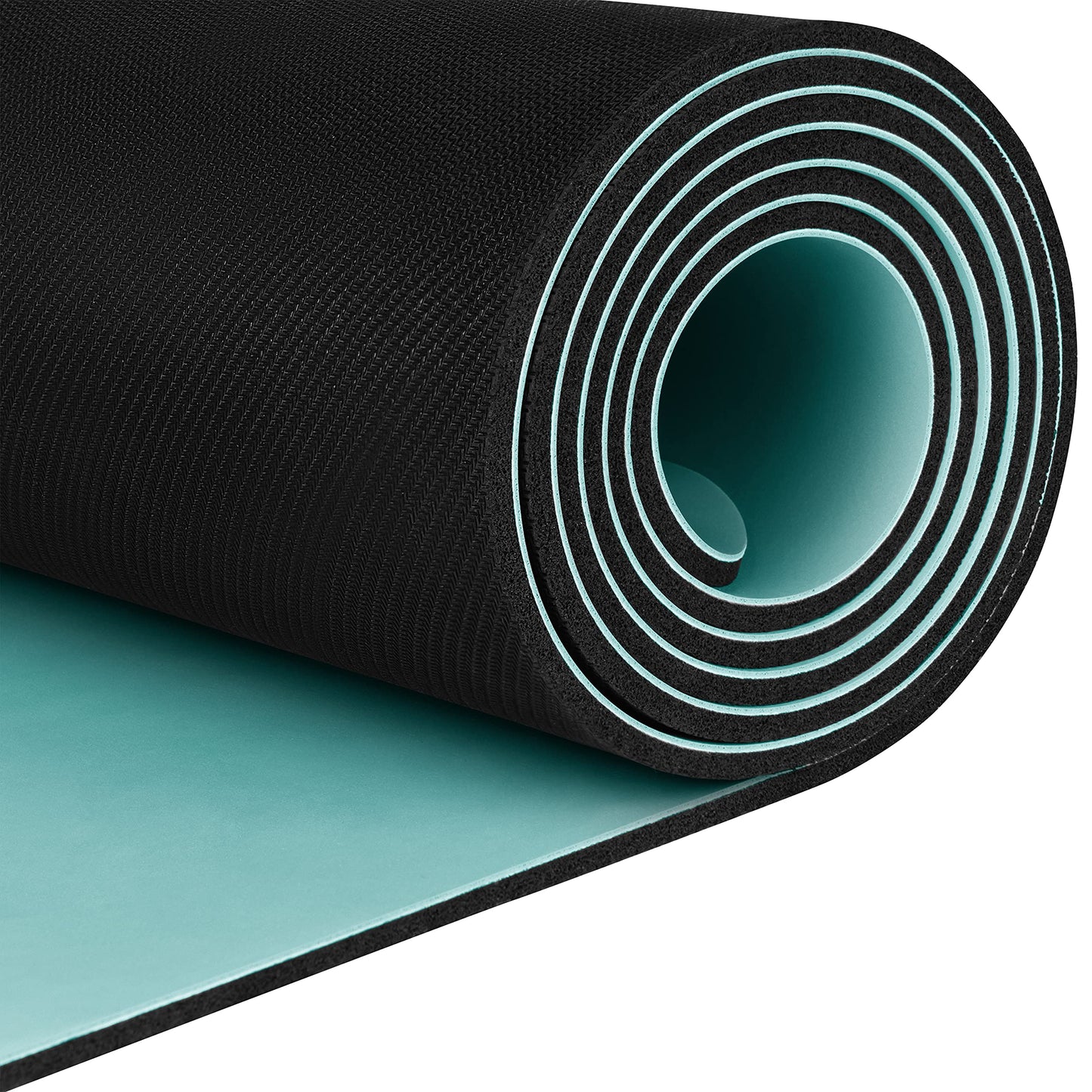 Retrospec Laguna 5mm Yoga Mat - Fitness Mat for Women, Men & Children, Slip-Resistant and Moisture Absorbing Exercise Mat for Home, Pilates, Yoga and Floor Workouts