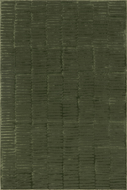 Nuloom Kailani Green, 3' x 5', Geometric, Soft and Cozy, High Traffic, Stain Resistant, Easy Clean, Durable Washable Area Rug for Bedroom, Living Room, Dining Space, Den, Foyer, Entryway
