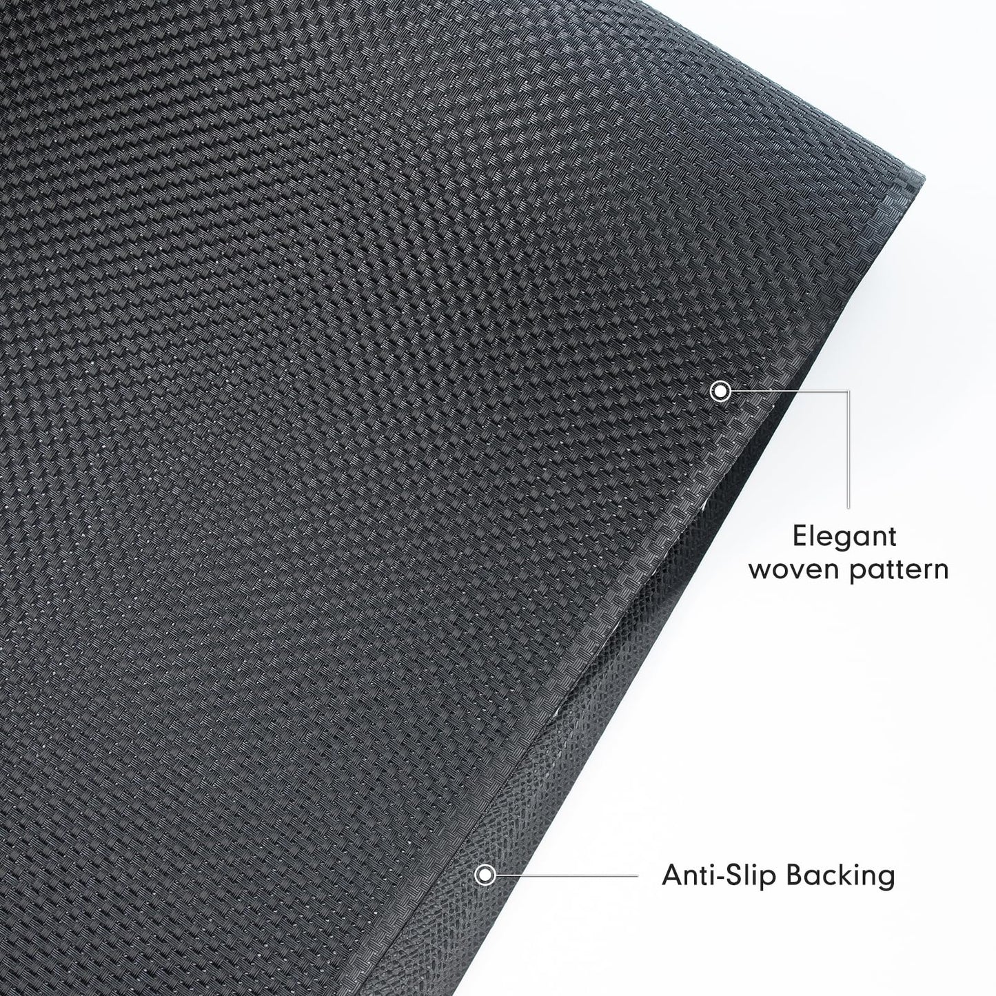 Sycoodeal Chair Mat,Office Chair Mat for Hardwood and Tile Floor, Heavy Duty Floor Protector for Rolling Chairs,Non-Slip,Computer Mat for Home Office 36" x 48"(Black)