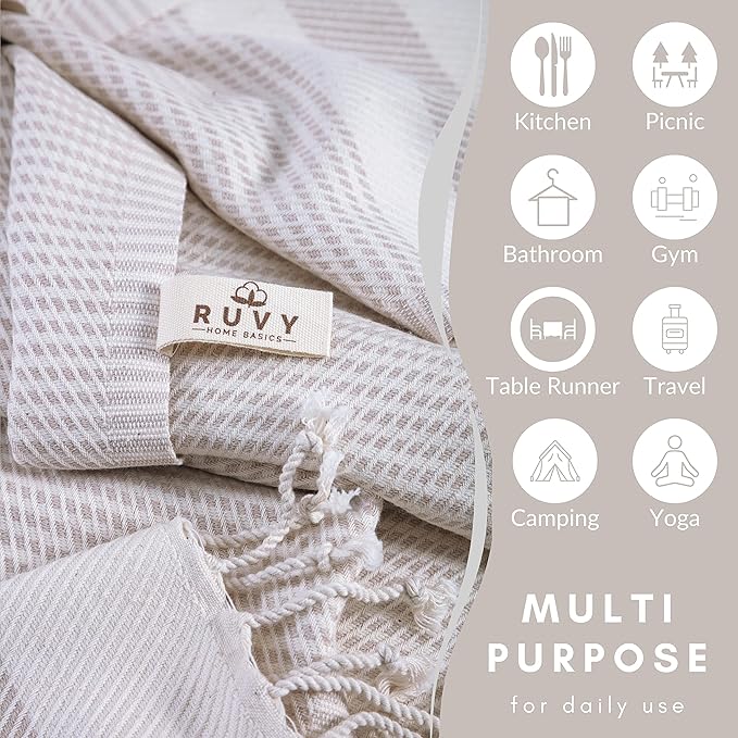 Ruvy Home Basics Turkish Hand Towels