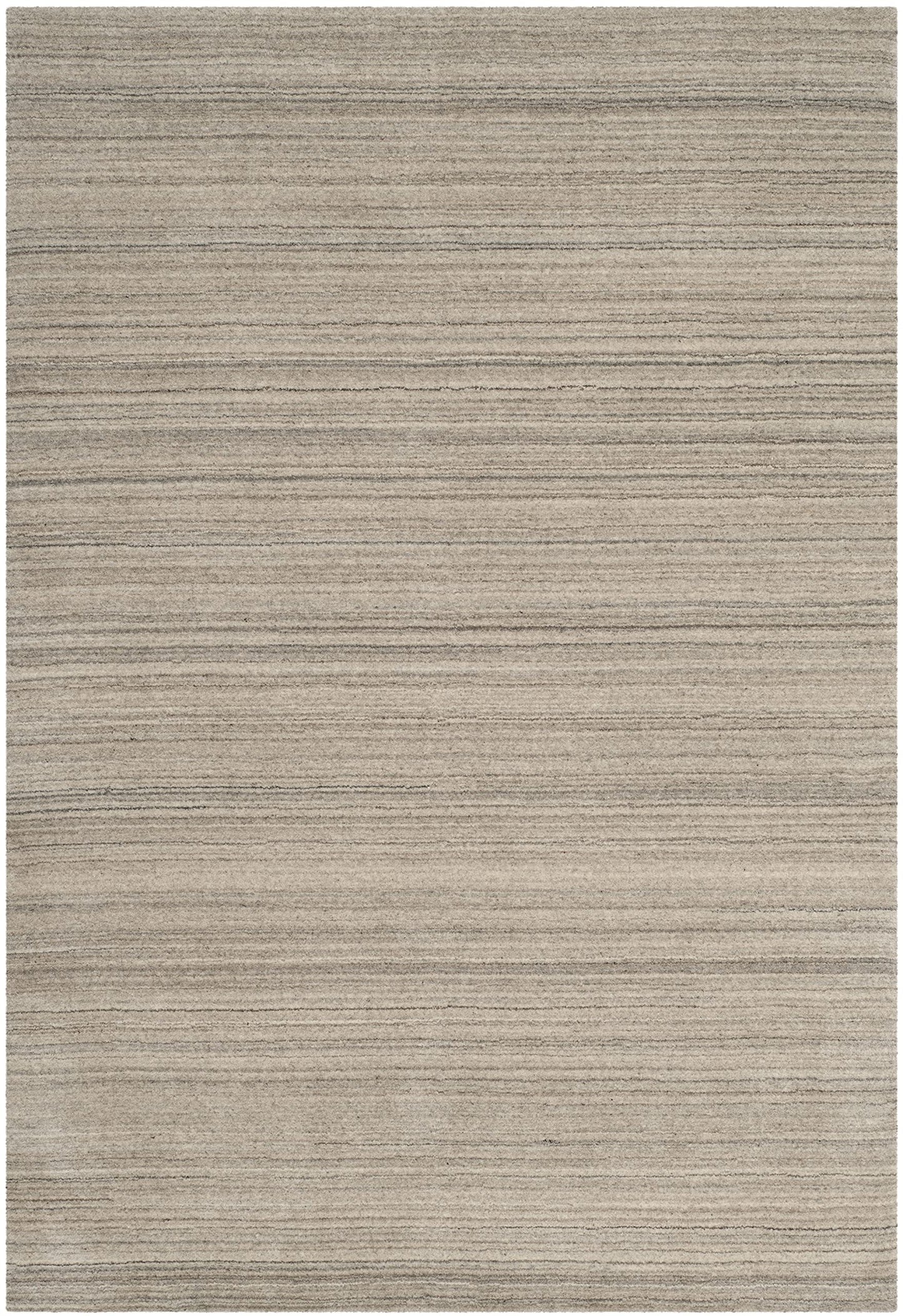 SAFAVIEH Himalaya Collection Accent Rug - 4' x 6', Stone, Handmade Wool, Ideal for High Traffic Areas in Entryway, Living Room, Bedroom (HIM820A)
