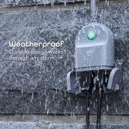 Geeni Outdoor Duo Wi-Fi Smart Plug, Weatherproof Dual Socket, Wireless Remote Control, Works with Alexa & Google Home, 2 Outlets