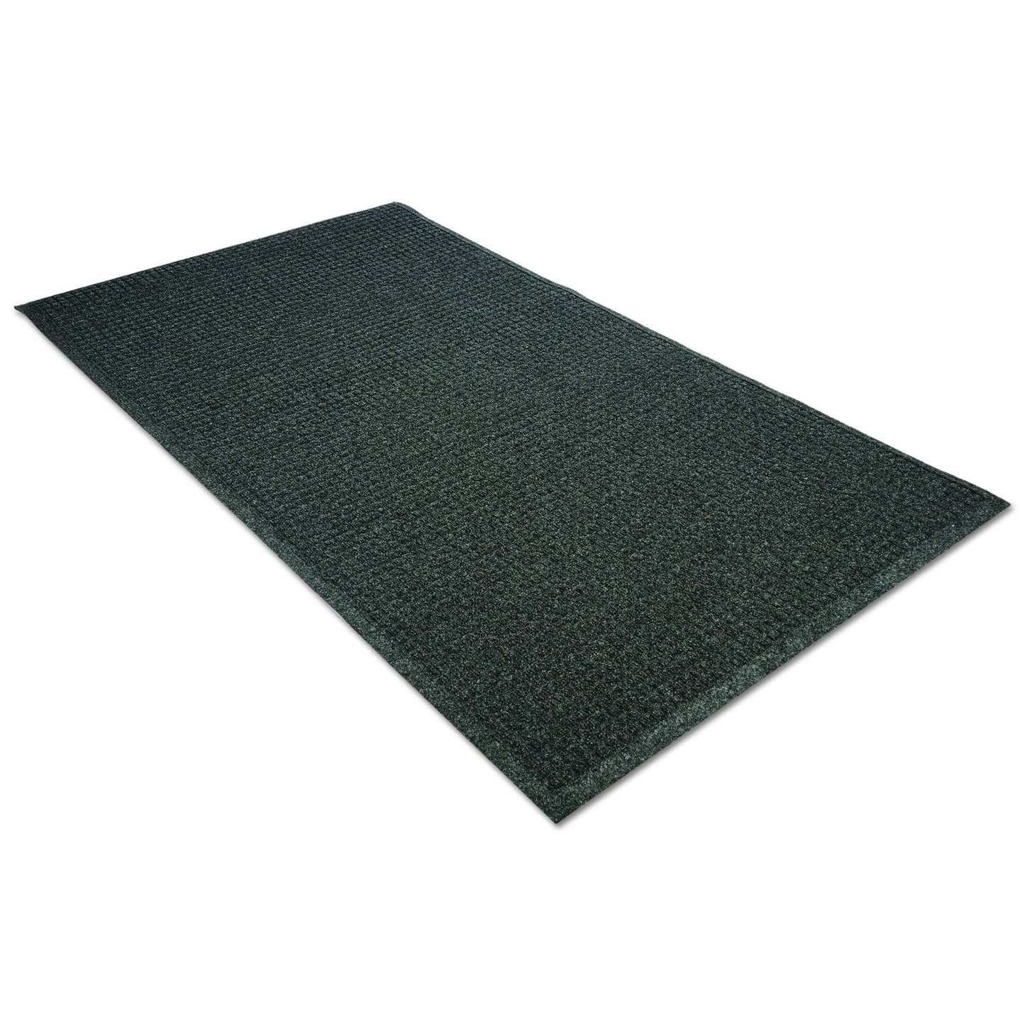 Guardian Floor Protection EG030504 EcoGuard Indoor Wiper Floor Mat, Recycled Plastic and Rubber, 3' Length, 5' Width, Charcoal