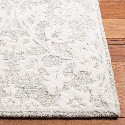 SAFAVIEH Glamour Collection 8' x 10' Beige/Ivory GLM651B Handmade Premium Wool Area Rug
