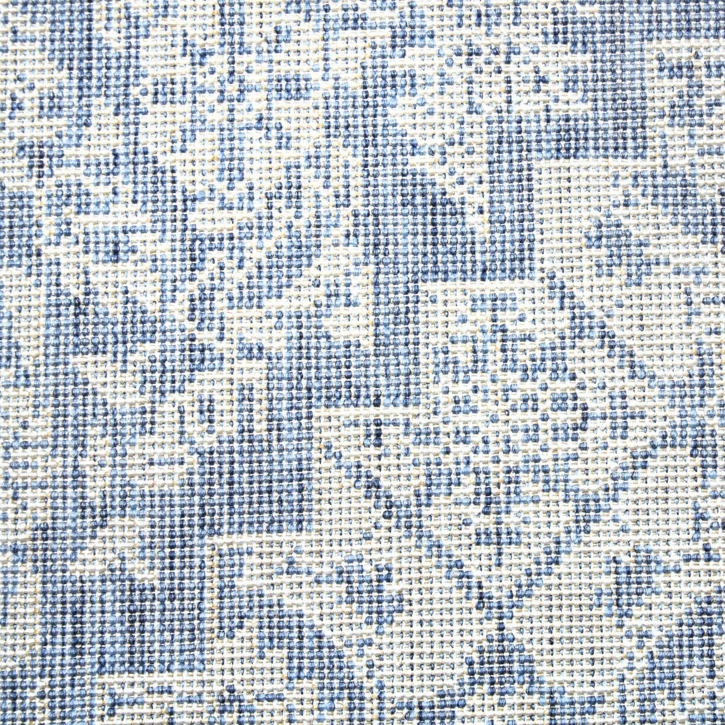 Nicole Miller New York Patio Country Dahlia Transitional Medallion Indoor/Outdoor Area Rug, Blue/Grey, 5'2"x7'2"