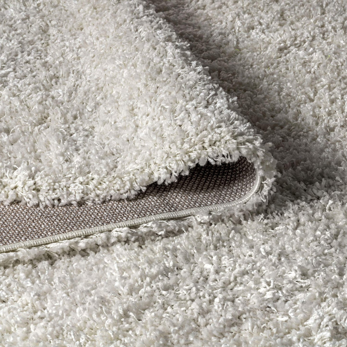 JONATHAN Y Mercer Shag Plush White Indoor Area Rug, 8x10, Transitional, Modern, Easy-Cleaning for Living Room, Bedroom, Kitchen, Pet Friendly, Non-Shedding (MCR106A-8)