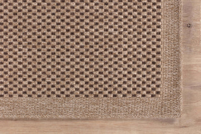 CAMILSON Easy Jute Rug 6x9, Indoor Outdoor Natural Color Fiber Area Rugs for Living Room Patio and Kitchen Rug, Sisal Boho Woven Design, Easy-Cleaning, Washable Outside Carpet Alfombras para(6 x 9)