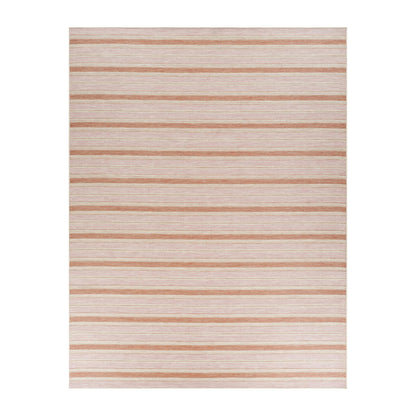 Laura Ashley Doreen Indoor Outdoor 8'x10' Area Rug Clementine Stripe Pink