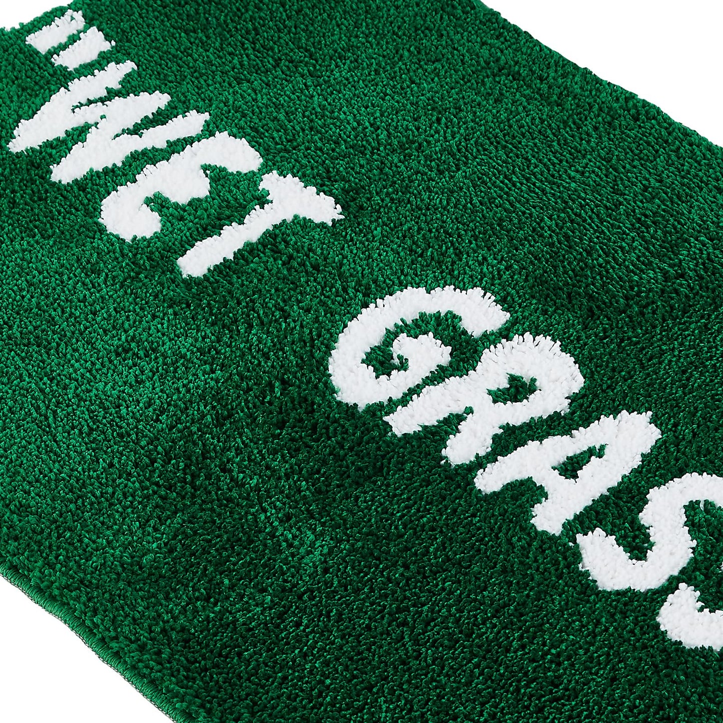 Wet Grassy Rug, Non-Slip Wet Grassy Green Carpet, Aesthetic Area Grass Rug, Cool Rugs for Men, Flocked Machine Washable Floor Mat for Living Room, Bedroom, Kitchen, Home Decor