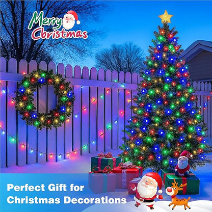 Christmas Lights 1000 LED 328 FT, Waterproof Christmas Tree Lights with 8 Modes, Remote Control 3 Timers & Memory Function Xmas Decorations for House and Holiday (Multicolor)