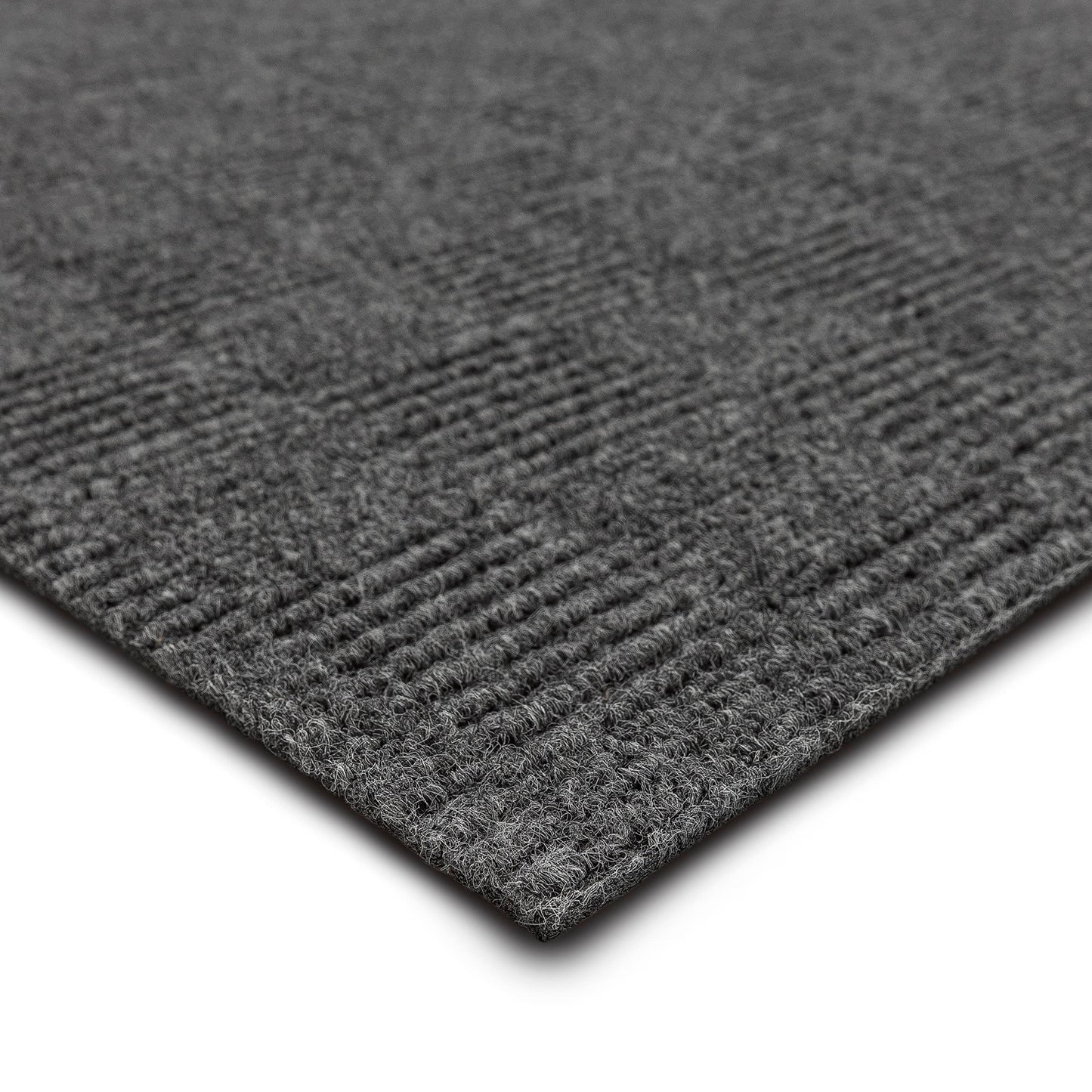 Mohawk Home 24" x 24" Indoor/Outdoor 0.25" Pile Height, Peel and Stick Carpet Tile, Grey Polyester, (15 Tiles) (60 sqft/Box)