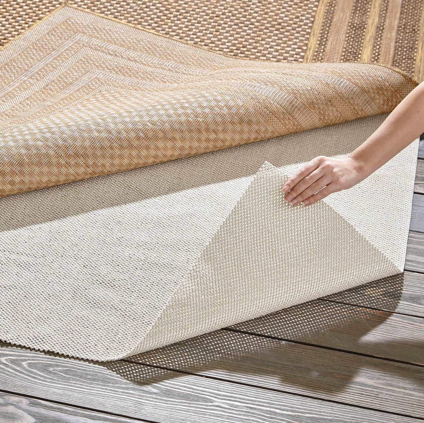 Unique Loom Uni-Eco Collection Area Rug - Uni-Eco (5' 4" Square)
