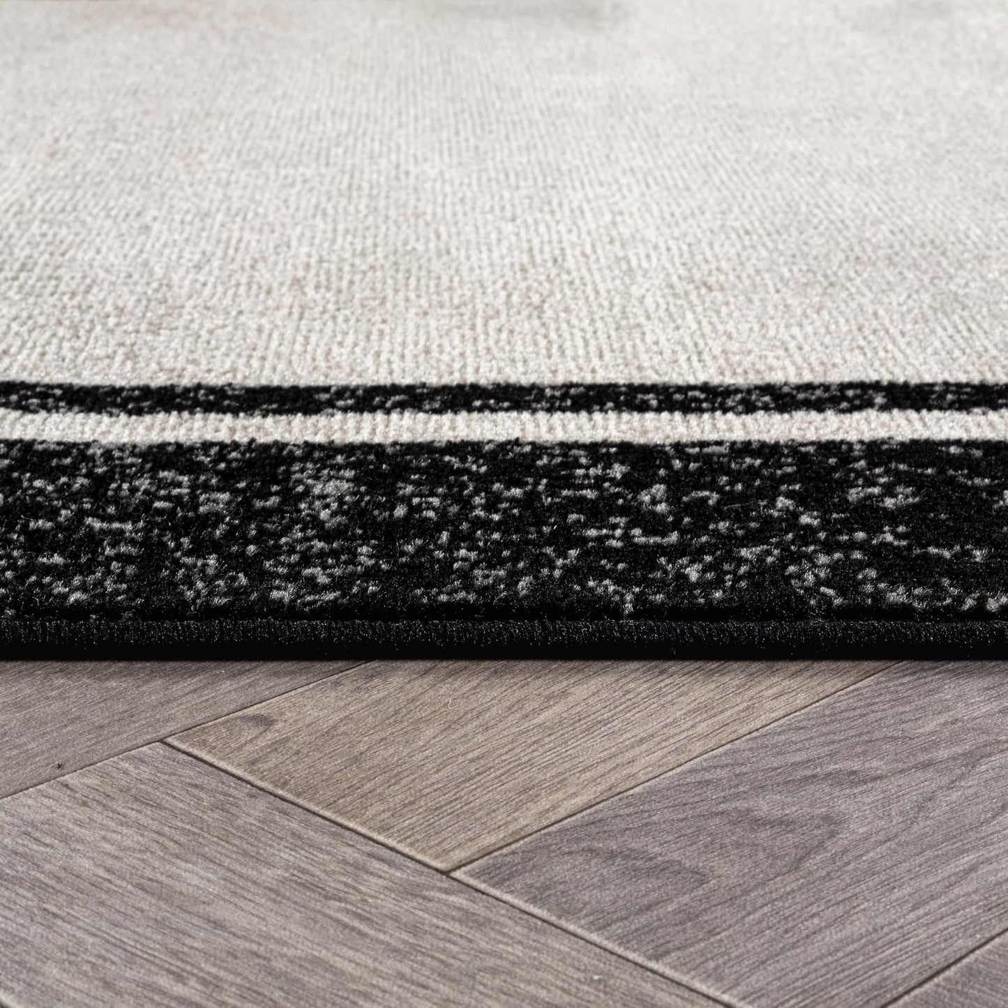 Rugshop Modern Transitional Bordered Indoor Area Rug for Living Room,Bedroom,Kitchen Rug Low Pile Rug with Jute Backing 7' 10" x 10' Cream