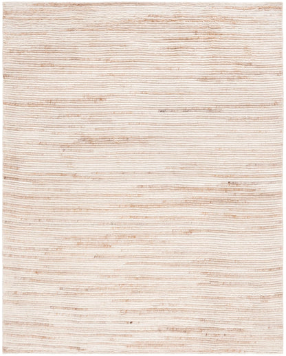 SAFAVIEH Casablanca Collection Area Rug - 9' x 12', Beige & Ivory, Geometric Design, Handmade Wool, Ideal for The Living Room, Bedroom, Dining Room (CSB793B-9)