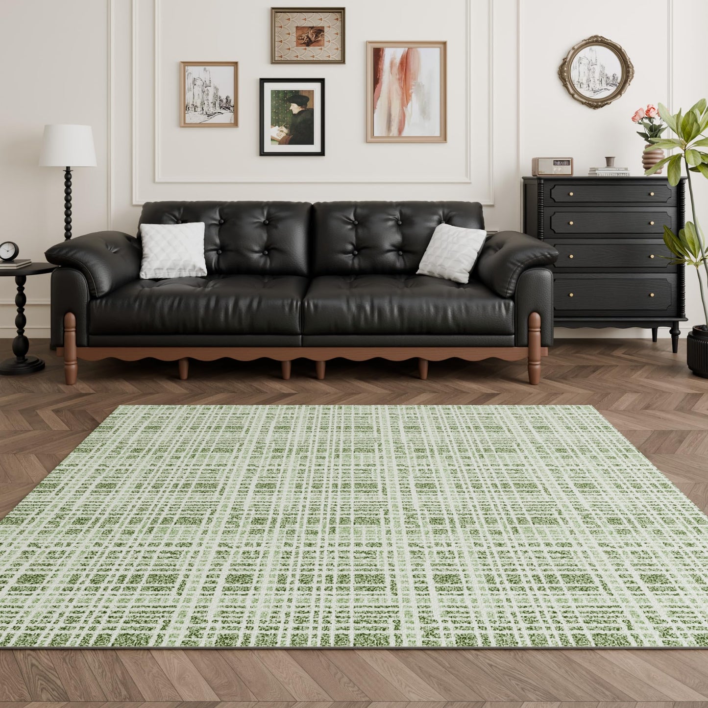 Azaeahom Carpet Tiles Peel and Stick, Squares Self Adhesive Carpet Floor Tile(15.75'' x 15.75''), Anti-Slip, Reusable, 0.38'' Thick, Carpets Easy Install DIY for Bedroom Living Room(12 Pcs)