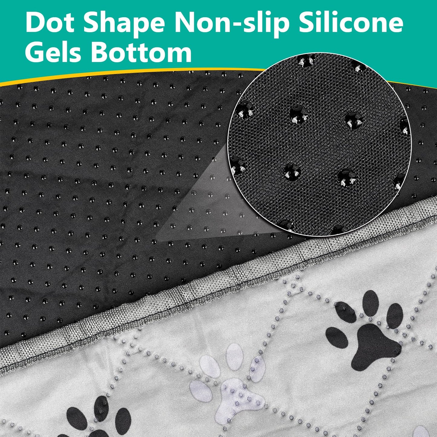 FURWEY 2 Pack Extra Large 72"X72" Washable Pee Pads for Dogs Super Absorbent Dog Training Pads Non-Slip Waterproof Pet Training Pads Mats Whelping Pads for Dogs Cats Puppy