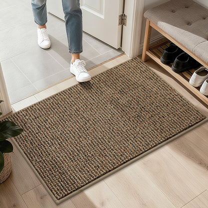 BEQHAUSE 2x3 Entryway Rug Indoor Door Mat Non-Slip Washable, Hallway Rugs Absorbent & Stain Resistant Hall Carpet Runner Rugs for Entryway, Front Door Floor Mats Laundry Room Rugs for Entry, Taupe