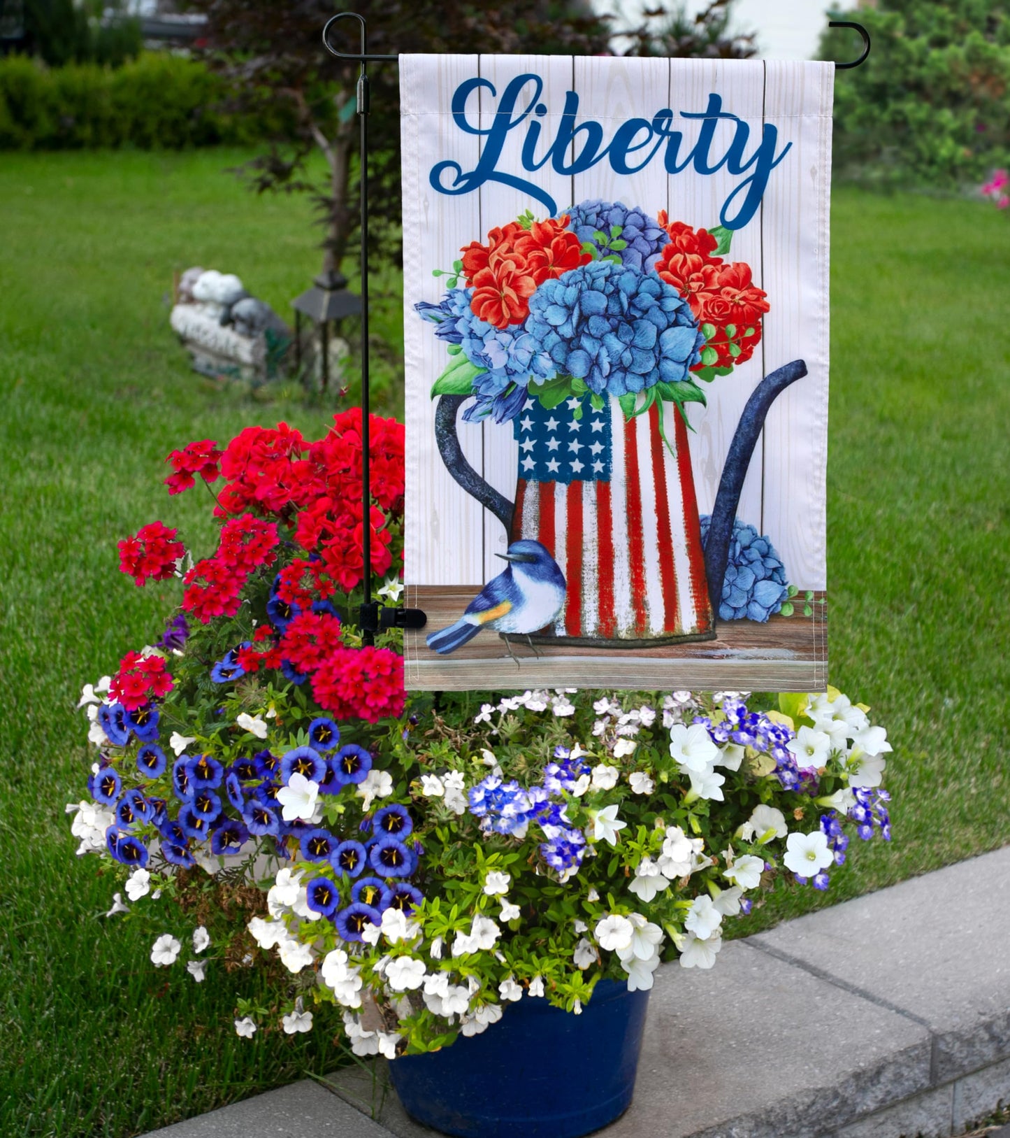 Double Sided Seasonal Garden Flags - Yard Flags Made of 100D Polyester - 12 Holiday Design Flags for All Seasons - Spring, Winter, Christmas, Thanksgiving - 12.75x18.5 Inch (Without Flagpole)
