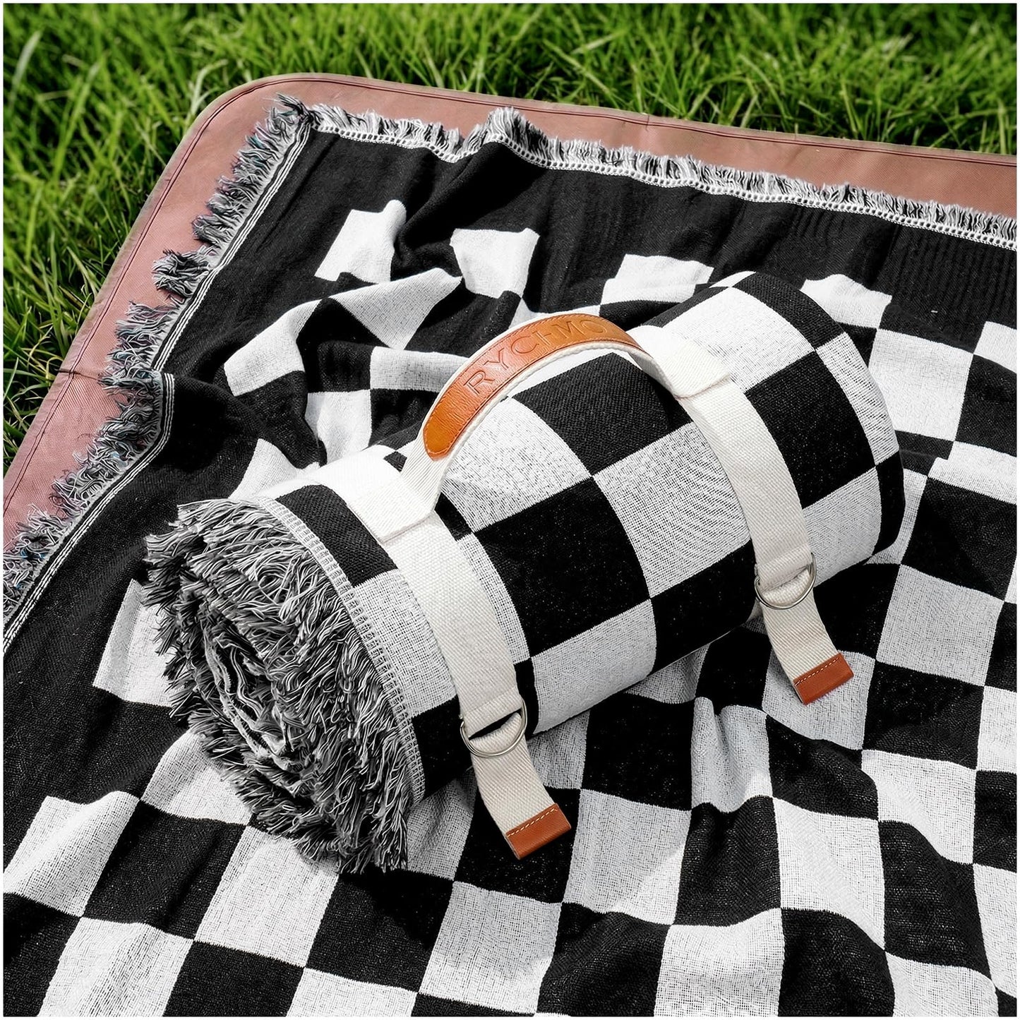 2 in 1 Extra Large Boho Beach Blanket Towel Picnic Mat Outdoor Rug Adult Men Guy Him Brother Dad Boyfriend Uncle Niece Best Friend Friendship Grandpa Husband Son Happy Birthday Cool Unique Gift