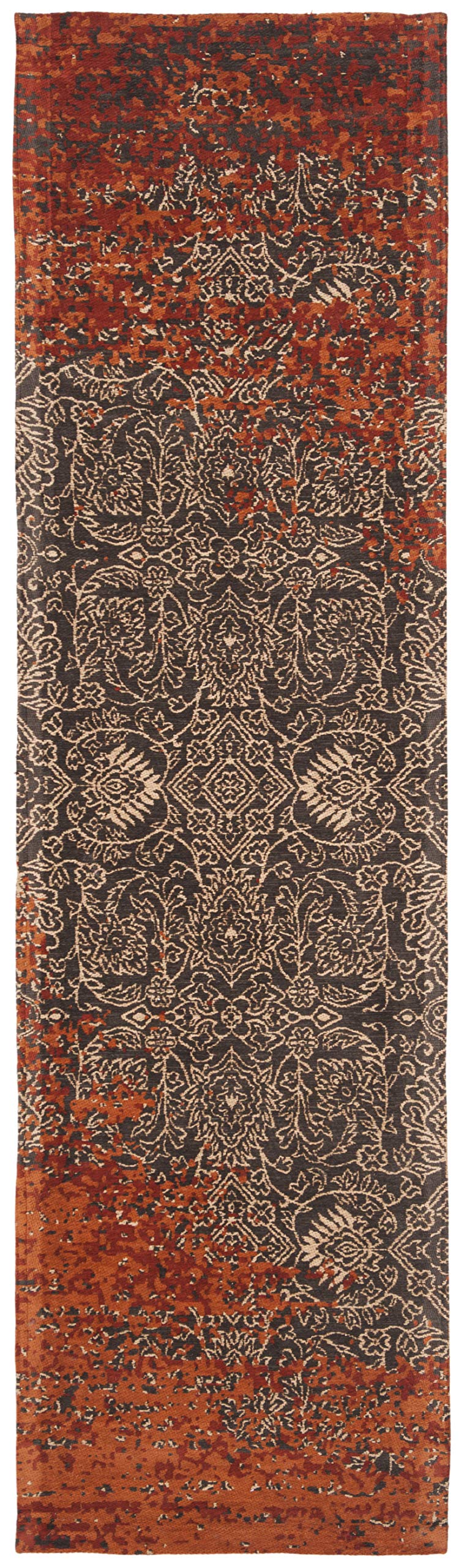 SAFAVIEH Classic Vintage Collection Runner Rug - 2'3" x 10', Rust & Brown, Distressed Design, Non-Shedding & Easy Care, Ideal for High Traffic Areas in Living Room, Bedroom (CLV224A)