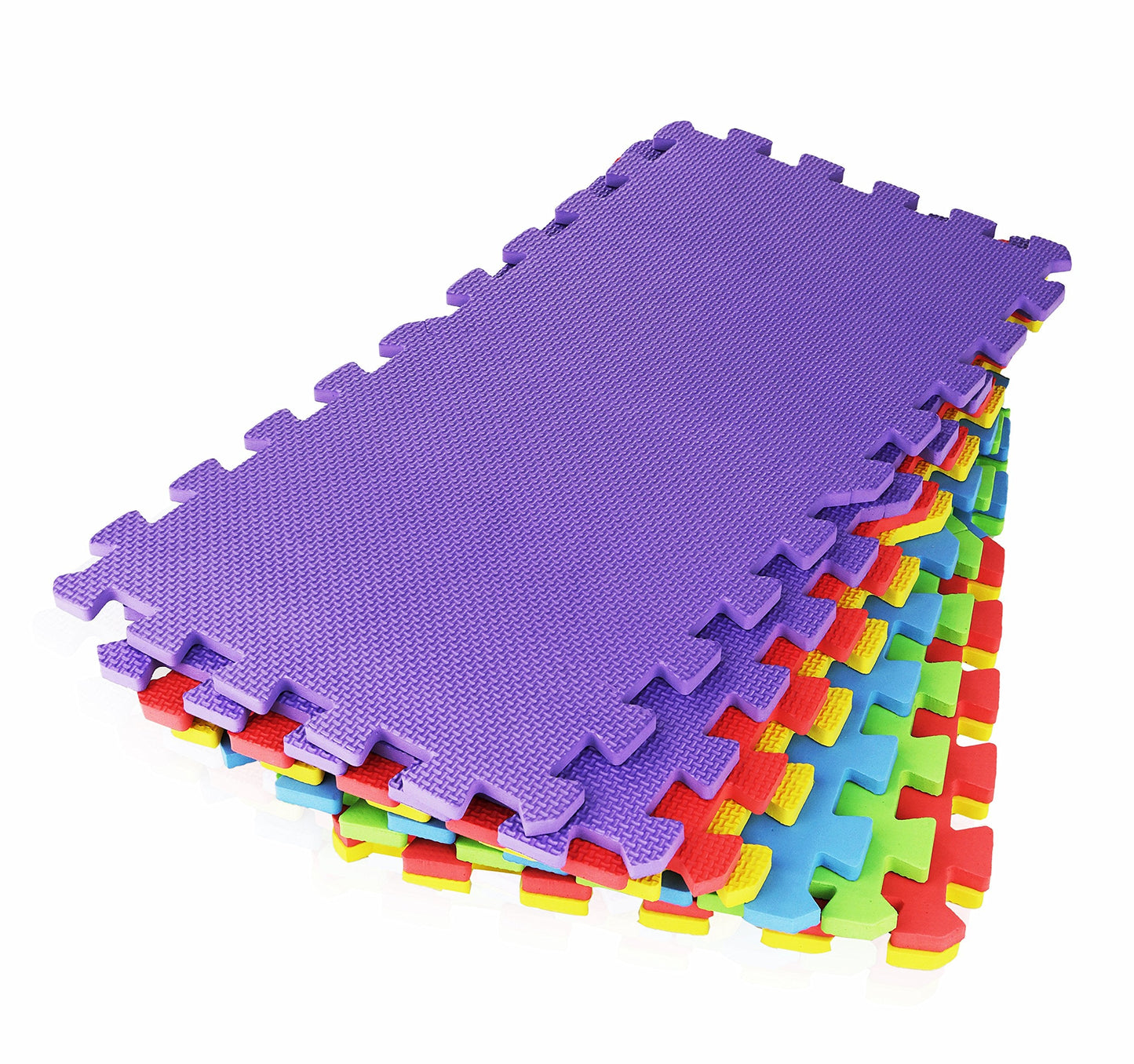 Kids Playmat Baby Foam Play-Mat - 16 X-Large Eva Soft Tile, Toddler Infant Safe - Ideal Gift Play Area Child Room, Interlocking Puzzle Multi Color Flooring Exercise Yoga Pilates Game Yard