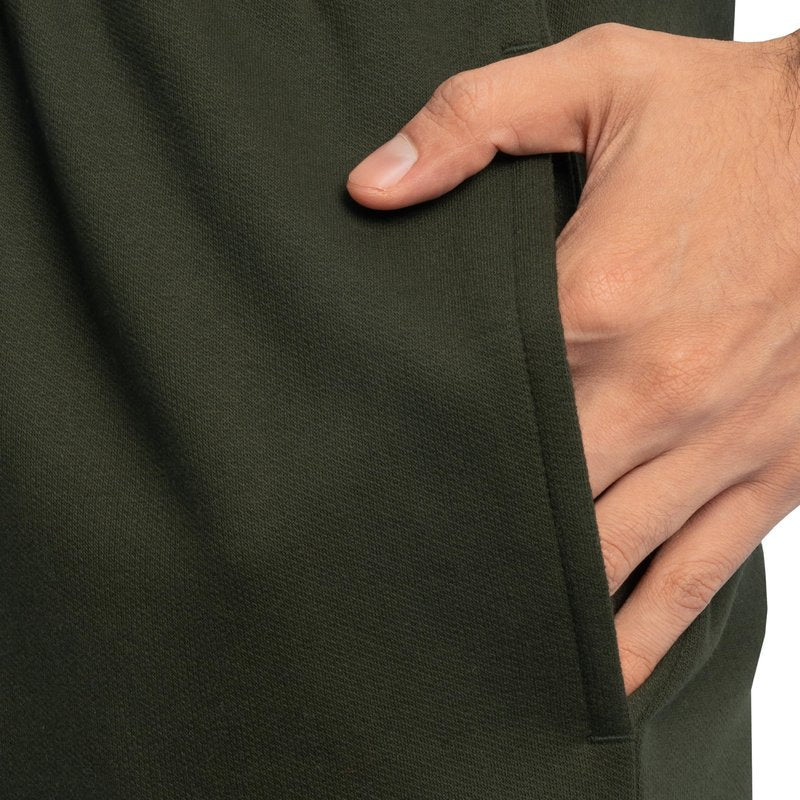 Fruit of the Loom Men's Eversoft Fleece Sweatpants with Pockets, Moisture Wicking & Breathable, Sizes S-4X, Elastic Bottom-Duffle Bag Green, Small