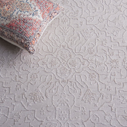 SAFAVIEH Area Rug 9x12 - Reflection Collection - Large - Cream & Ivory, Non-Shedding & Easy Cleaning, Ideal for Living Room, Bedroom, Dining Space (RFT670D)