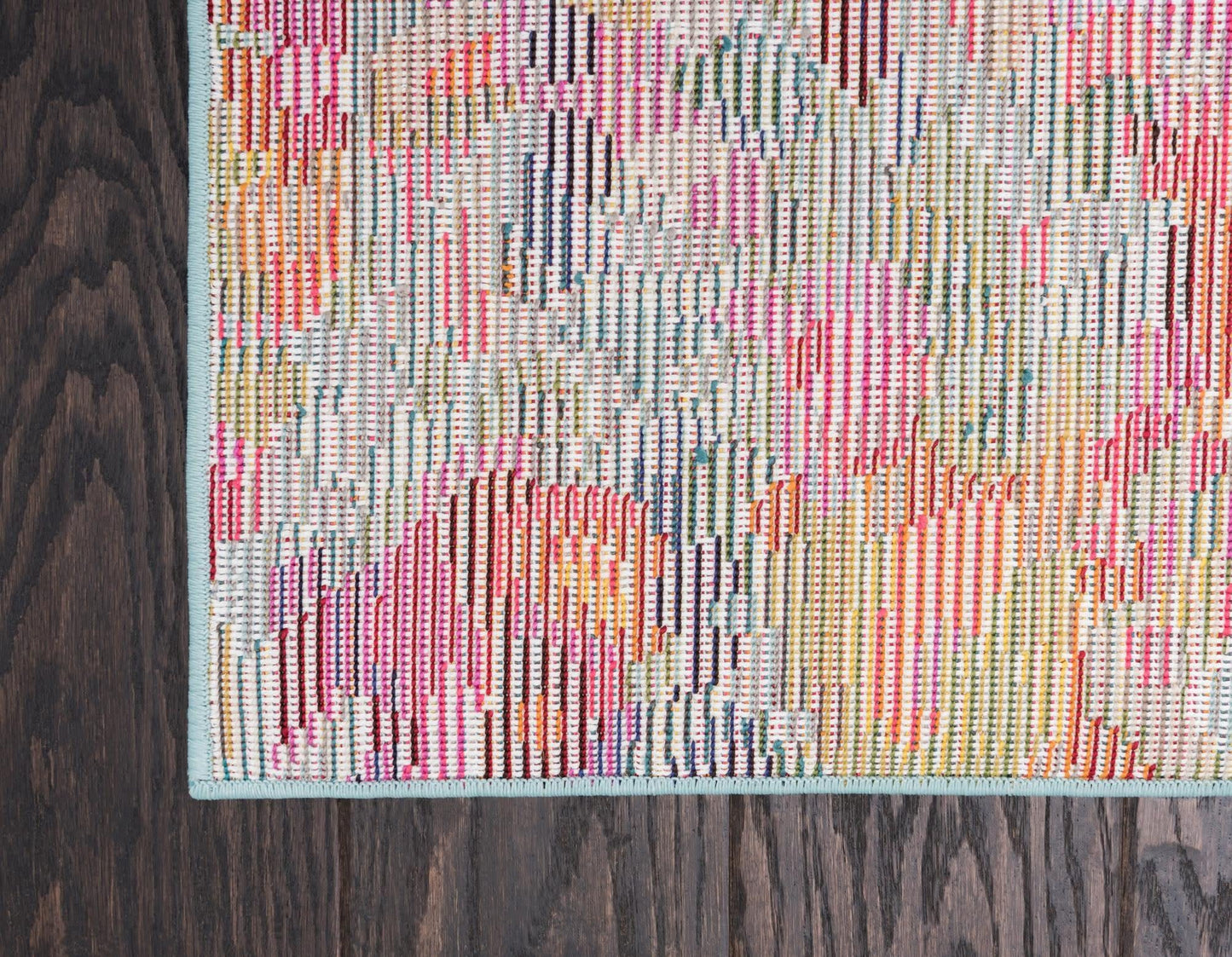 Unique Loom Chromatic Collection Area Rug - Champagne (4' 1" x 6' 1" Rectangle, Multi/ Blue)