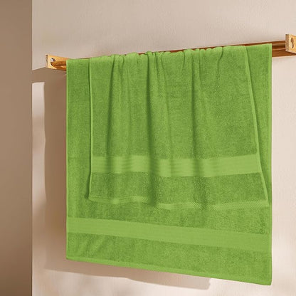 GLAMBURG Premium Cotton 4 Pack Bath Towel Set