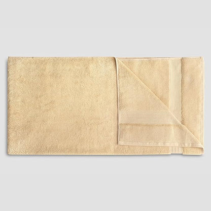 Fabdreams 100% Organic Cotton Bath Sheet Set of 2 700 GSM Oversized Towels