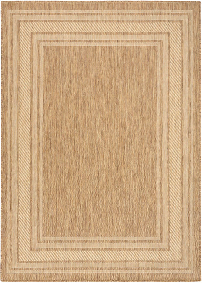 Nourison Home Horizon Indoor/Outdoor Natural 6' x 9' Area Rug - Easy Clean, Non Shedding, Bed Room, Living Room, Dining Room, Kitchen (6' x 9')