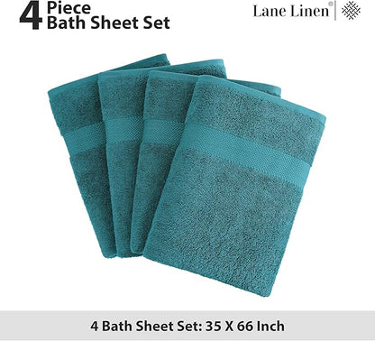 LANE LINEN 100% Luxury Cotton Bath Sheets