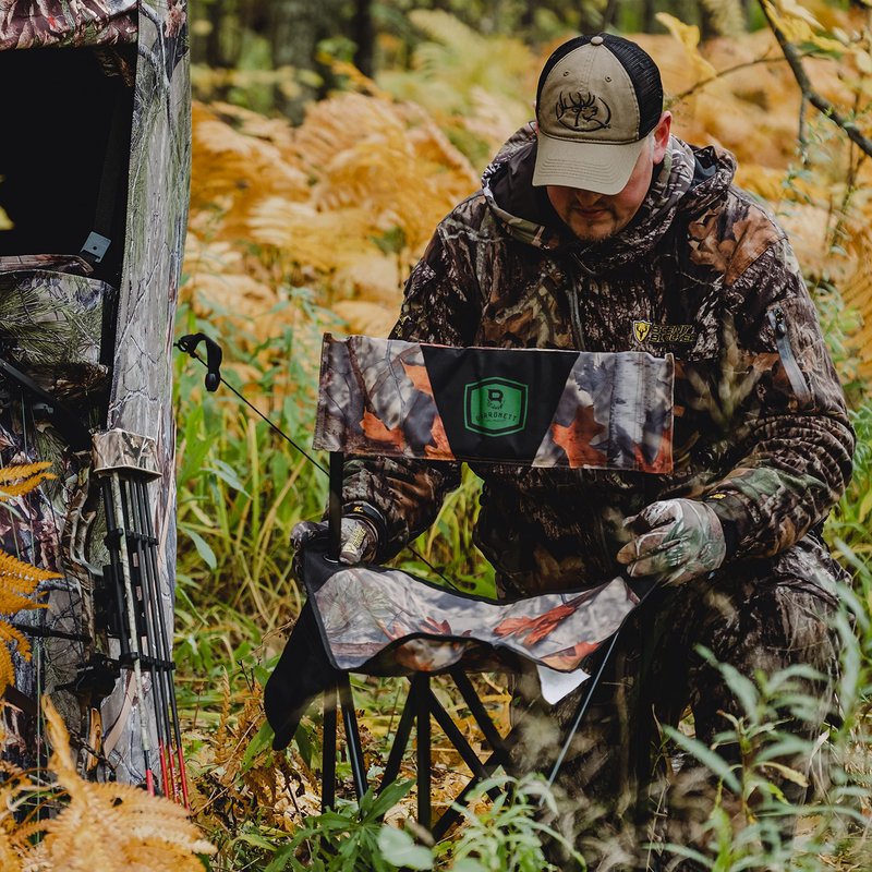 Barronett Blinds BC101 Tripod XL Folding Hunting Chair, Bloodtrail Camo