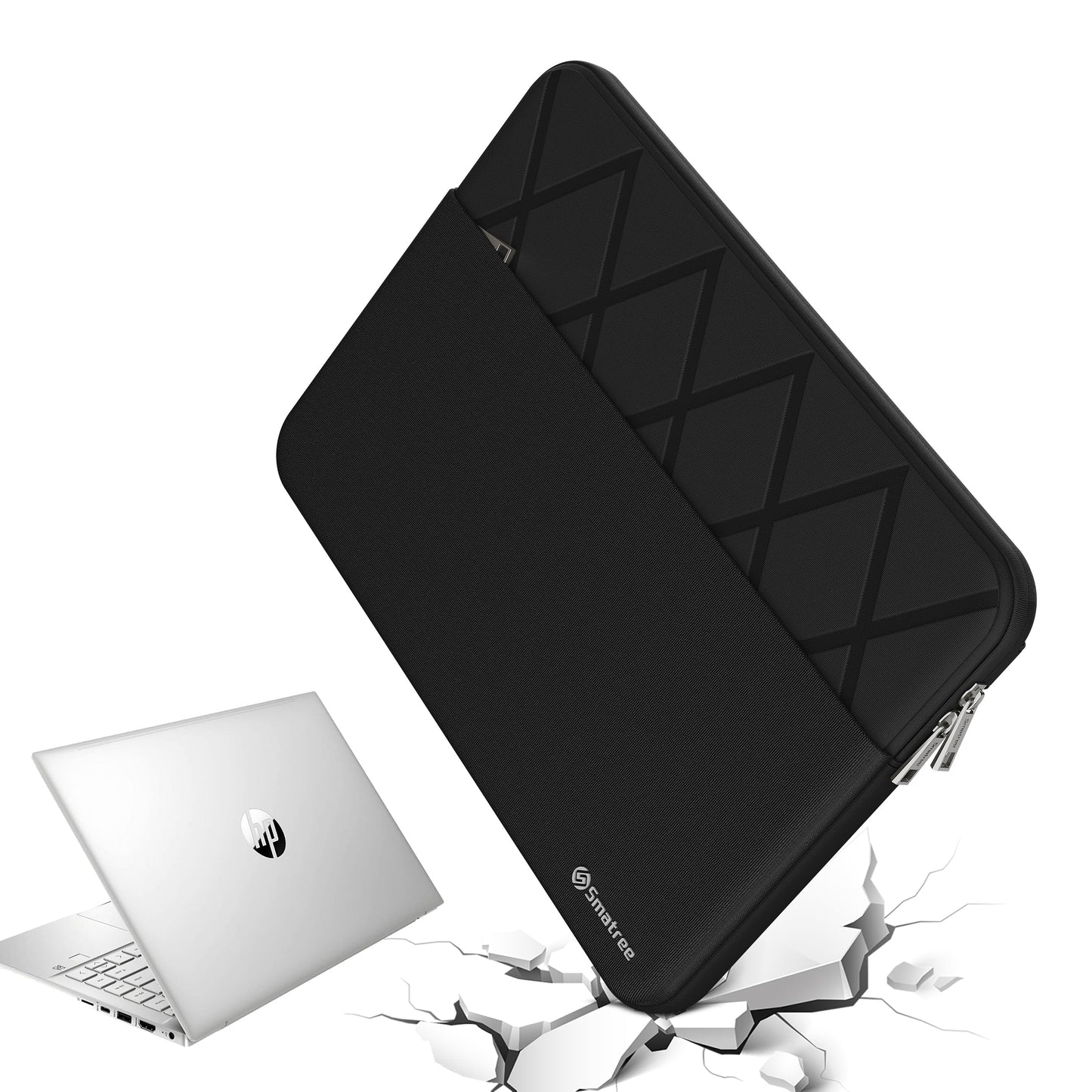 Smatree 16 inch Laptop Sleeve for HP ZBook Firefly/Fury G10/G9 Mobile Workstation, for ZBook Firefly/Power G11/G11A, HP Laptop Case with Accessory Pocket, Patented Super Corner Design (E613)