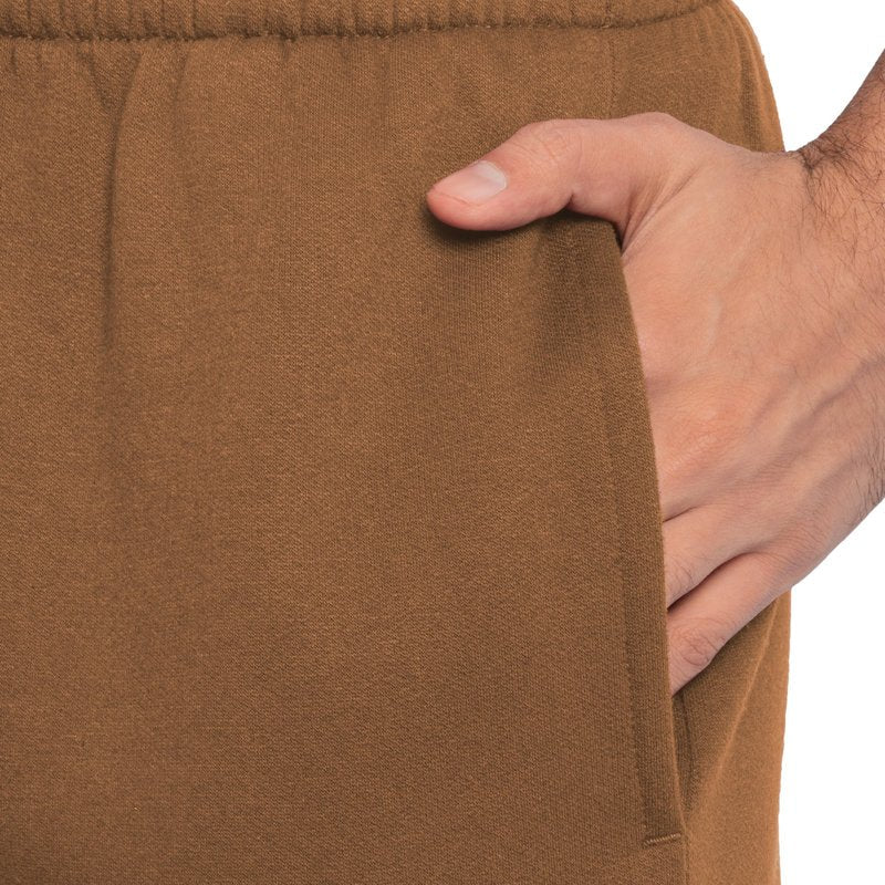 Fruit of the Loom Men's Eversoft Fleece Joggers with Pockets, Relaxed Fit, Moisture Wicking, Breathable, Tapered Sweatpants, Golden Pecan, XX-Large