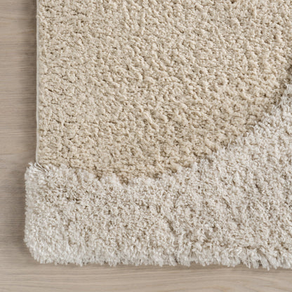 Nuloom Gloria Beige, 8' x 10', Abstract, Shag, Soft and Cozy, Plush, High Traffic, Stain Resistant, Easy Clean, Durable Area Rug for Bedroom, Living Room, Dining Space, Den, Foyer, Entryway