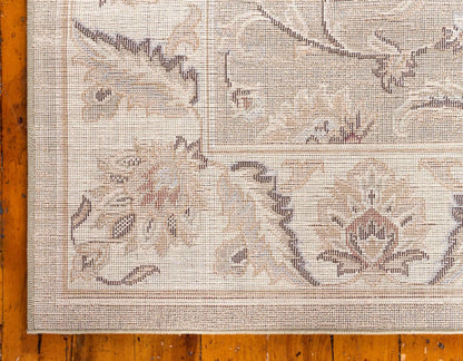 Unique Loom Voyage Collection Area Rug - Hickory (5' 3" x 8' Rectangle Green/Light Blue)