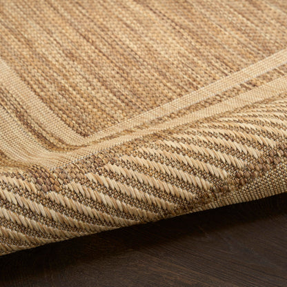 Nourison Home Horizon Indoor/Outdoor Natural 6' x 9' Area Rug - Easy Clean, Non Shedding, Bed Room, Living Room, Dining Room, Kitchen (6' x 9')
