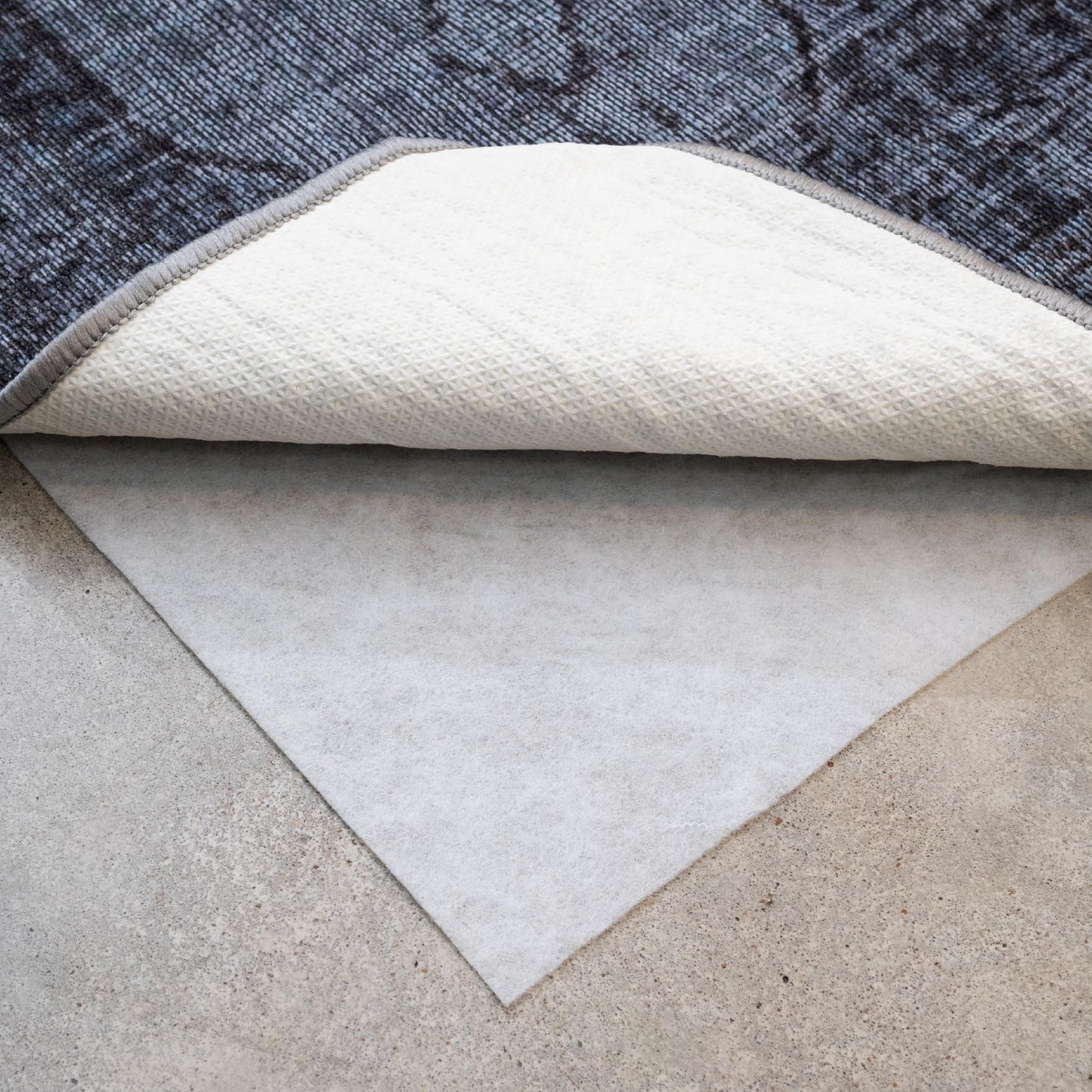 Teebaud 2' x 8' Non-Slip Rug Pad, Reversible Gripper, Non Skid Pads for Hardwood, Vinyl, Tile, Laminate Floors, Keep Area Rugs Secure, Natural Materials Safe for Indoor Flooring, ¼” Thick