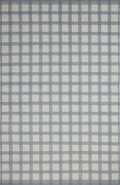 Loloi Magnolia Home by Joanna Gaines Ryder Collection RYD-02 Blue/Ivory 8'-6" x 11'-6" Area Rug