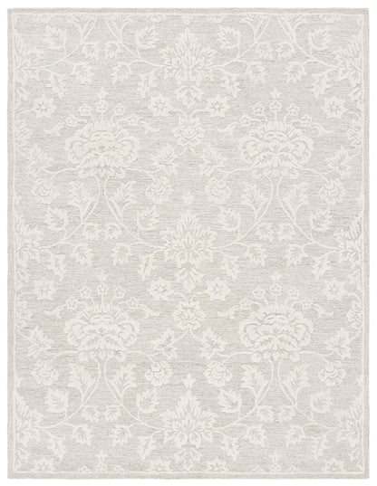 SAFAVIEH Glamour Collection 8' x 10' Beige/Ivory GLM651B Handmade Premium Wool Area Rug