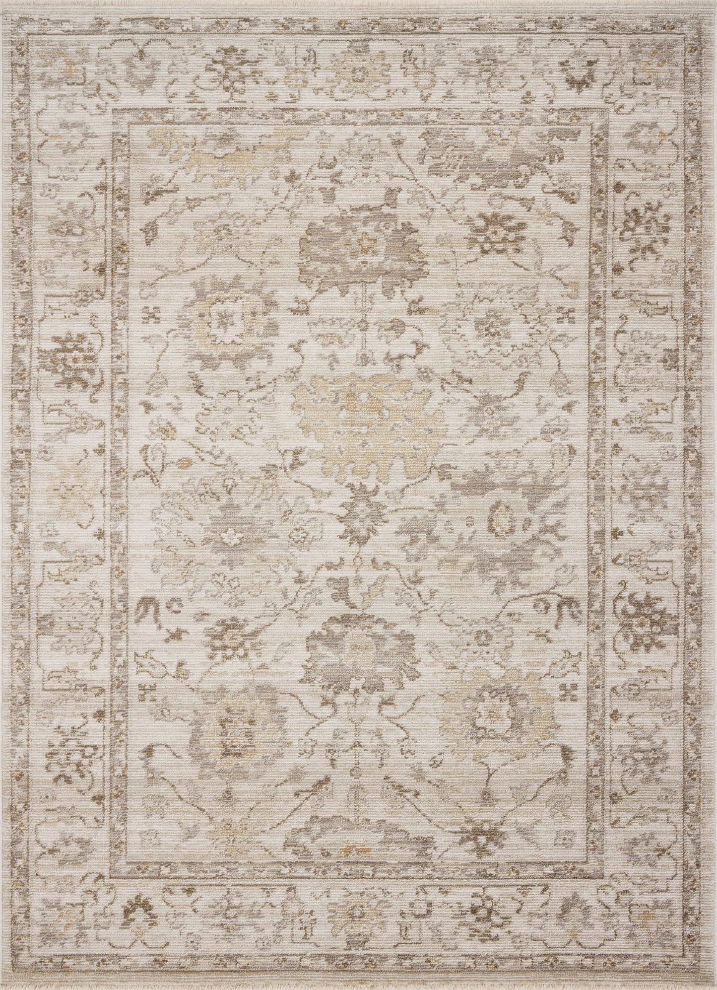 Loloi Magnolia Home by Joanna Gaines Pace Collection PAC-01 Natural/Stone 5'-3" x 7'-6" Area Rug